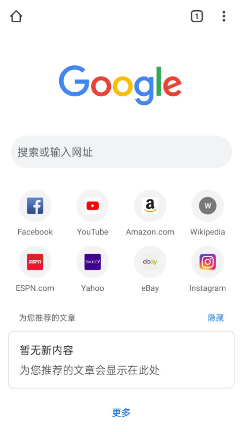 谷歌浏览器截图1