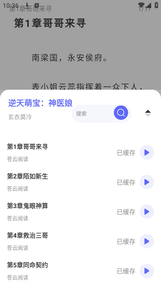 苍云阅读截图1