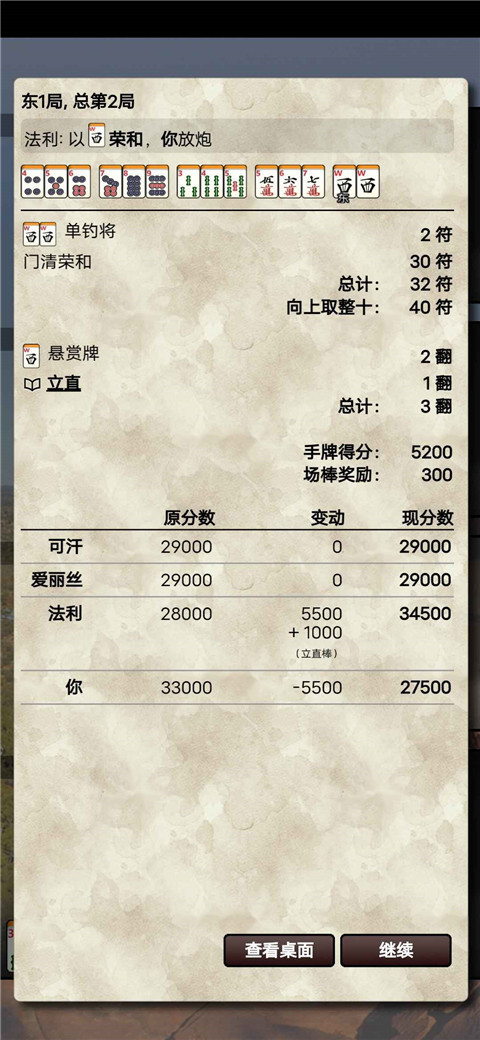 Kemono Mahjong截图3