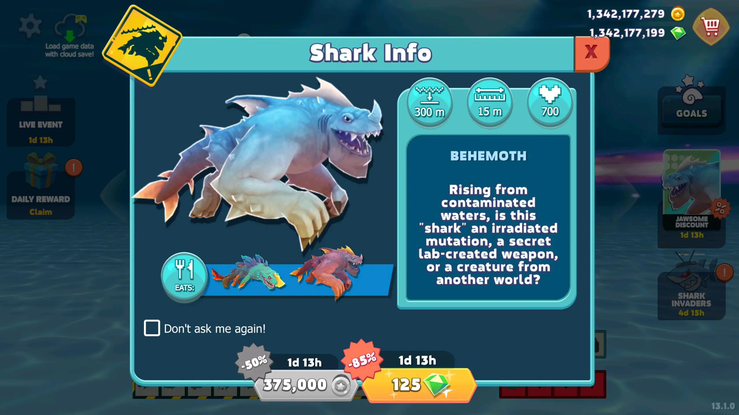 饥饿鲨进化无限金币钻石版截图4