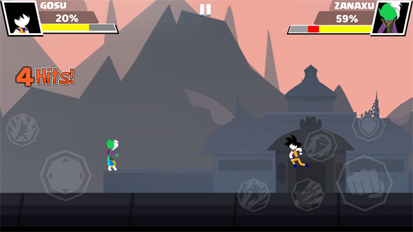 火柴人悟空格斗4