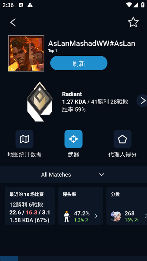 瓦罗兰特战绩查询3