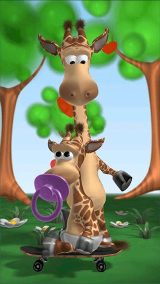 会说话的长颈鹿吉娜0