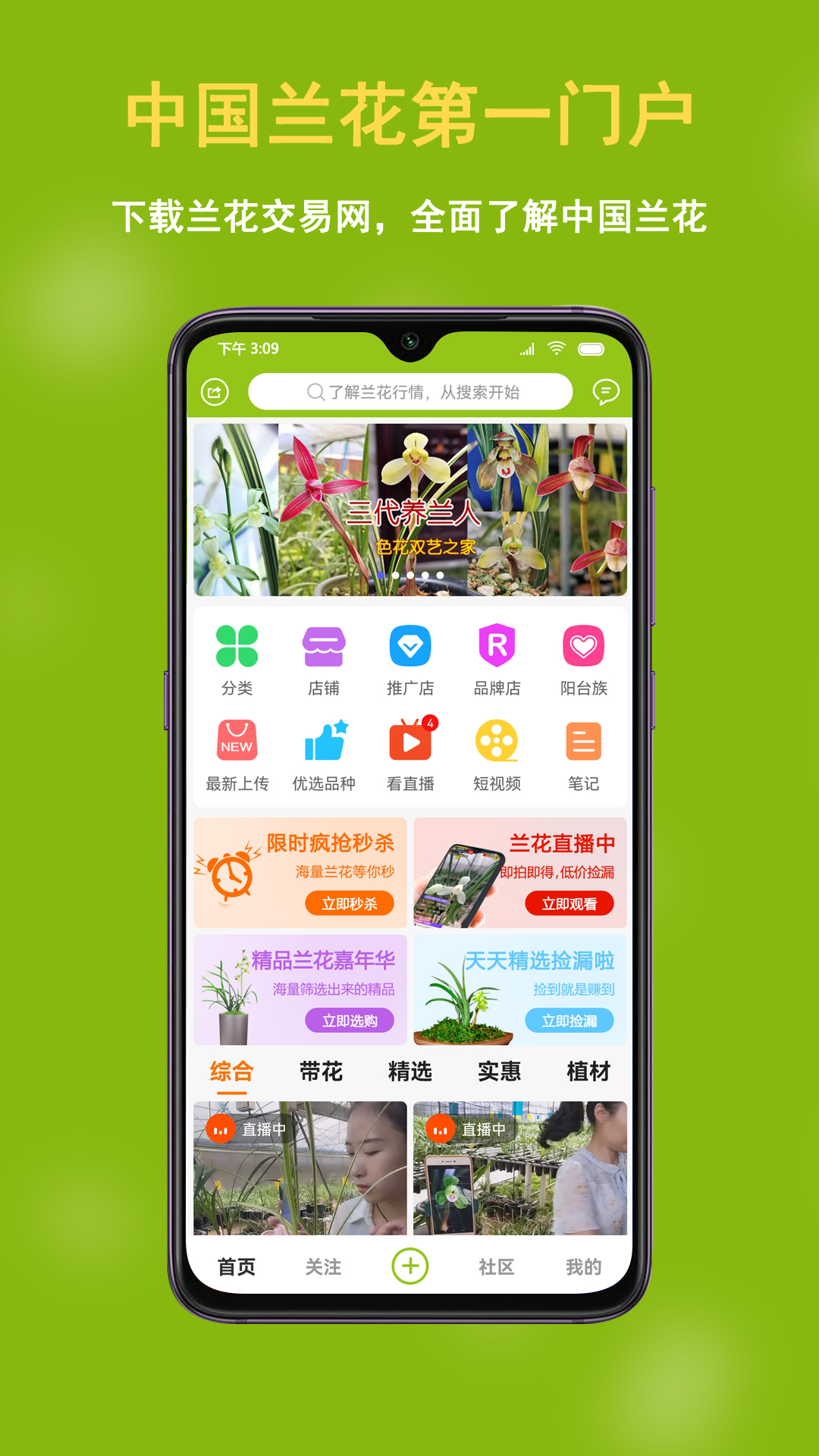 中国兰花交易网截图1