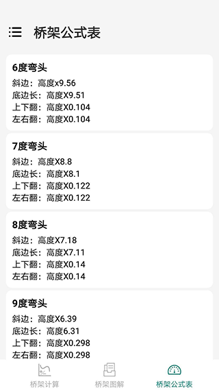桥架弯头计算器截图2