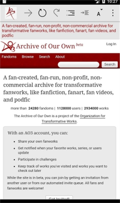 Ao3中文版