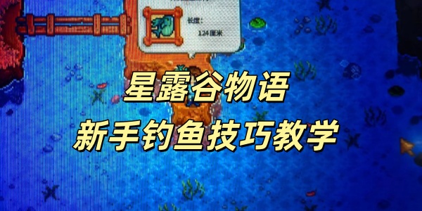 星露谷物语新手钓鱼技巧教学